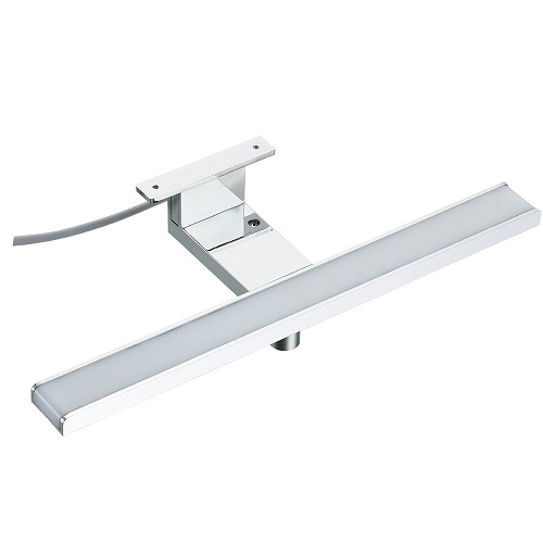 Built-in driver 300mm 400mm 600mm Length Polished Chrome led Aluminium Bathroom Mirror Light