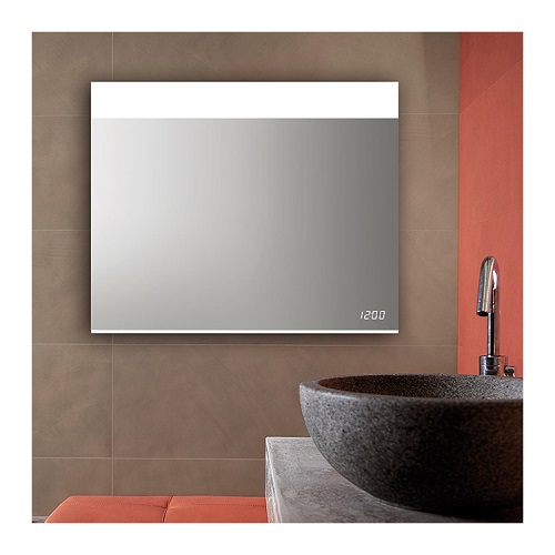 1000*750mm Square Touch Switch 30000 Hours Make Up Hotel Wall Mounted Mirror